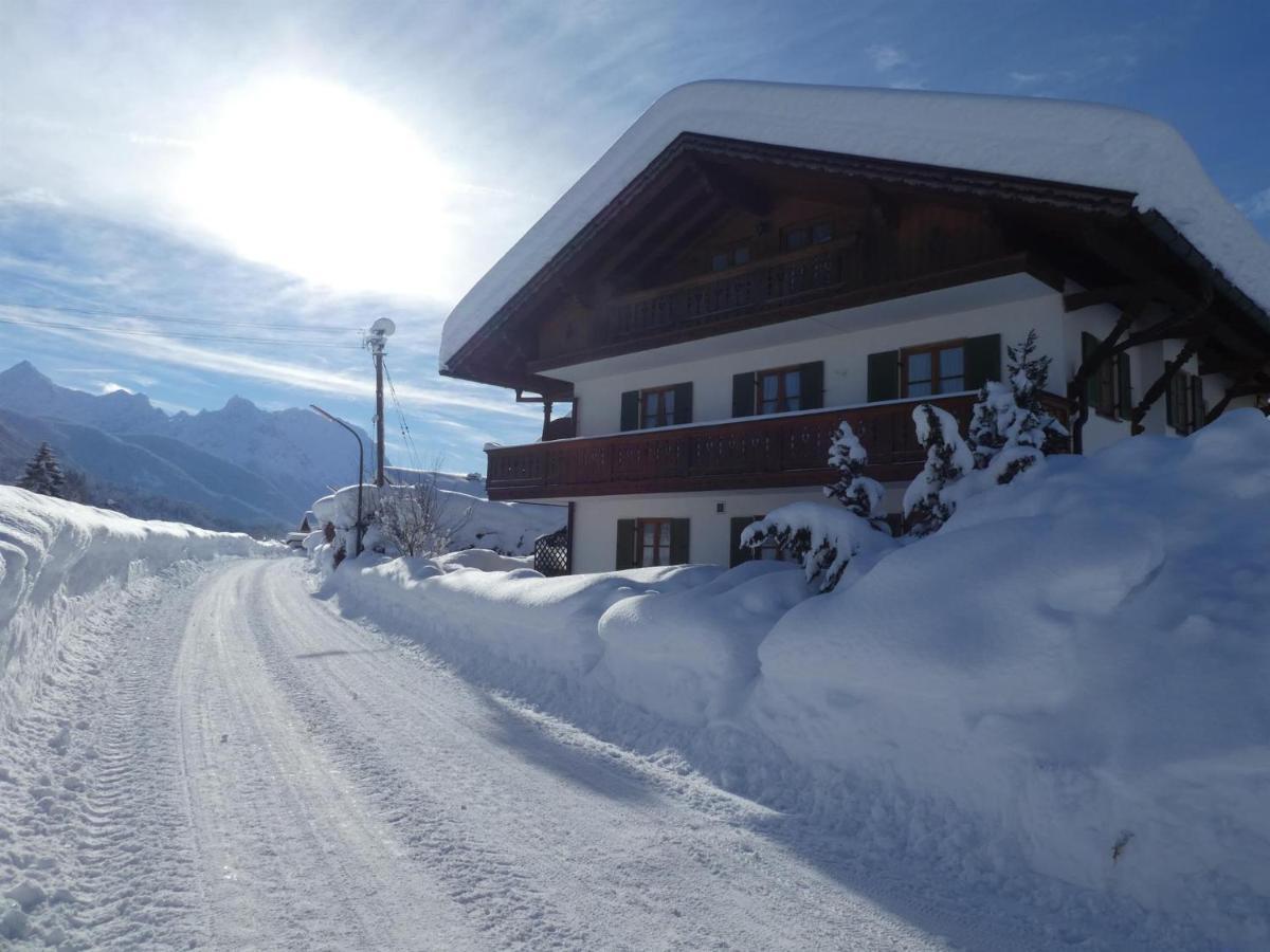 Gaestehaus Bergblick Wallgau Eksteriør billede
