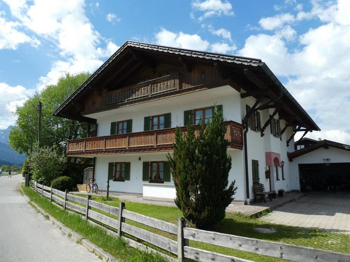 Gaestehaus Bergblick Wallgau Eksteriør billede