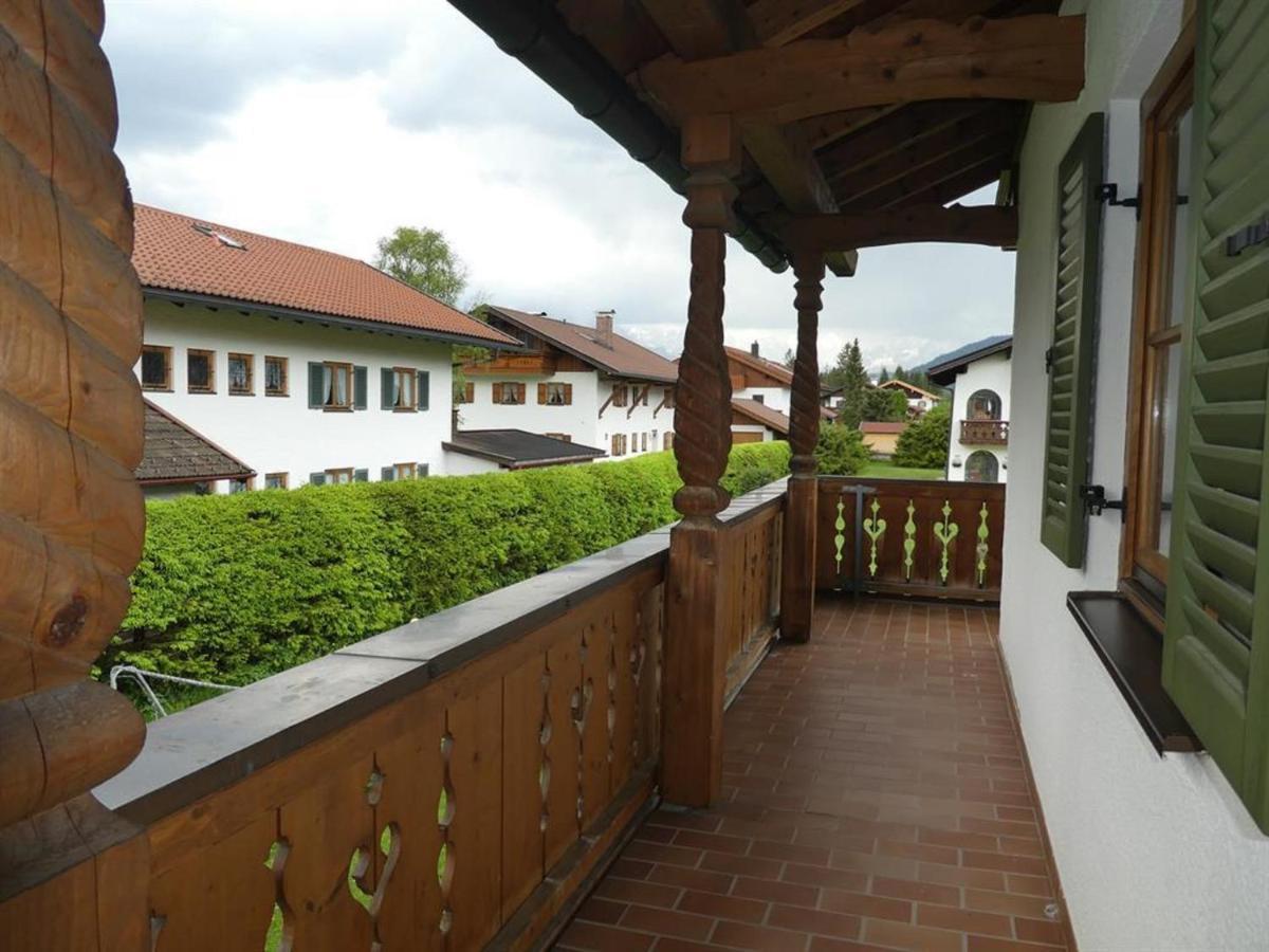 Gaestehaus Bergblick Wallgau Eksteriør billede