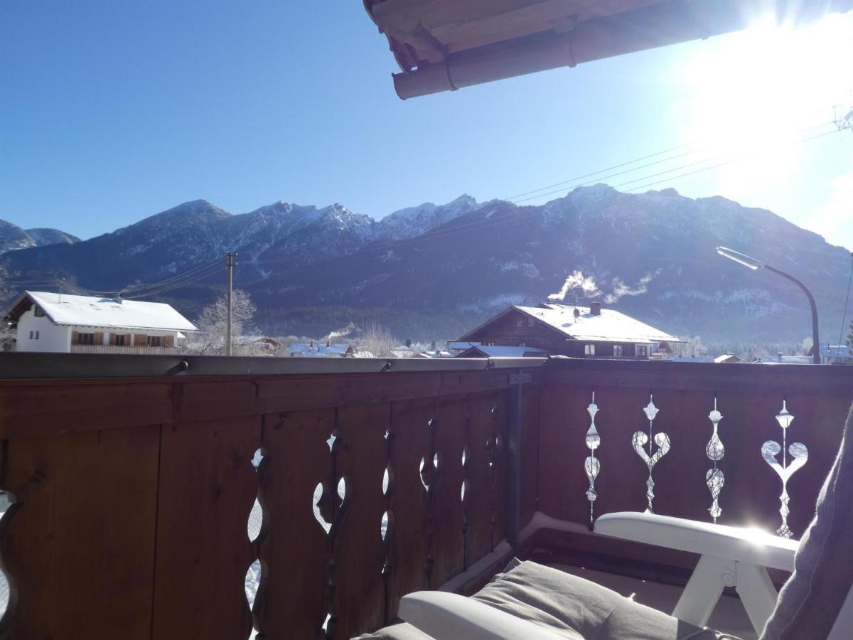 Gaestehaus Bergblick Wallgau Eksteriør billede