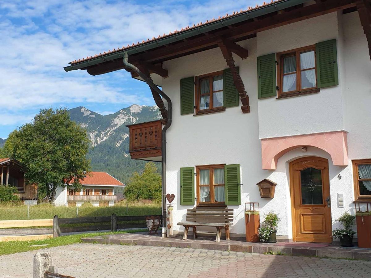 Gaestehaus Bergblick Wallgau Eksteriør billede