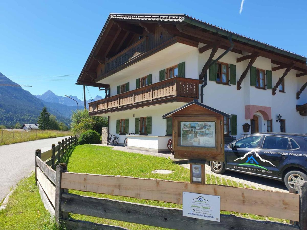 Gaestehaus Bergblick Wallgau Eksteriør billede